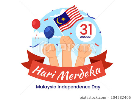 Malaysia Independence Day Vector Illustration on 31 August with Waving Flag in National Holiday Flat Cartoon Hand Drawn Background Templates Malaysia Independence Day Vector Illustration on 31 August with Waving Flag in National Holiday Flat Cartoon Hand Drawn Background Templates 104382406