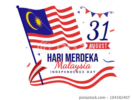 Malaysia Independence Day Vector Illustration on 31 August with Waving Flag in National Holiday Flat Cartoon Hand Drawn Background Templates Malaysia Independence Day Vector Illustration on 31 August with Waving Flag in National Holiday Flat Cartoon Hand Drawn Background Templates 104382407