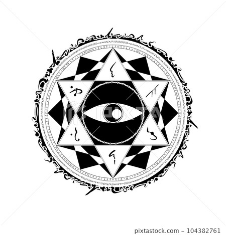 黑色魔法陣 104382761