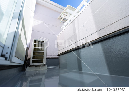 Balcony repair work balcony 104382981