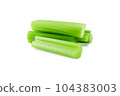 Fresh celery vegetable isolated on white background, food for health 104383003