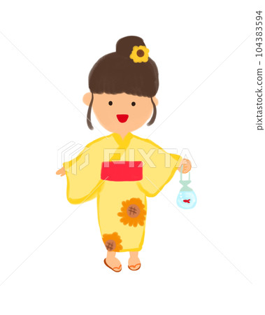 享受節日的女孩 104383594