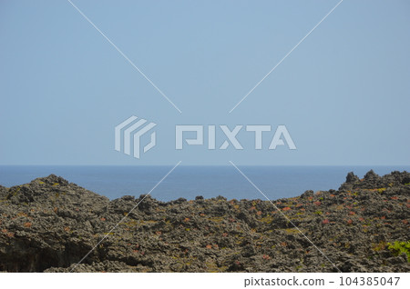 Miyakojima _ The sea seen from Toriike 104385047