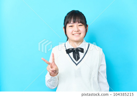 初中女生擺姿勢 初中女生擺姿勢 104385215