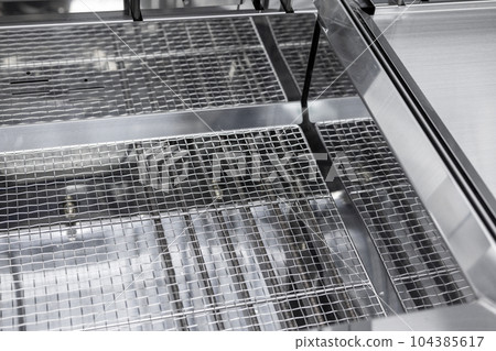 commercial fryer in the kitchen commercial fryer in the kitchen 104385617
