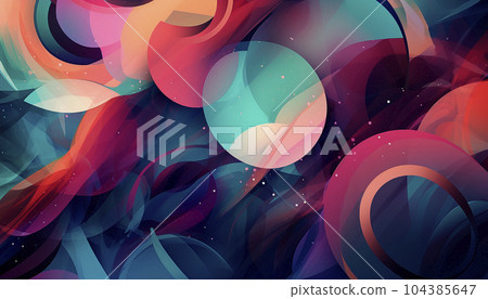 modern abstract background with geometric shapes 104385647