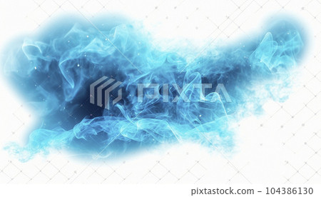 Blue sparks isolated on a black background. Blue sparks isolated on a black background. 104386130