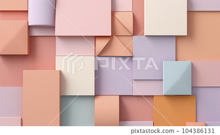 Professional background with different shapes in pastel colors Professional background with different shapes in pastel colors 104386131