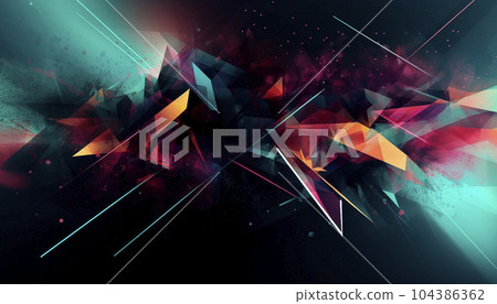 modern abstract background with geometric shapes 104386362