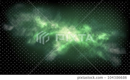 Green sparks isolated on a black background. Green sparks isolated on a black background. 104386686