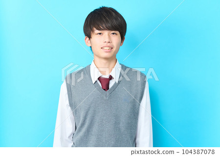 Male junior high school student High school student 104387078