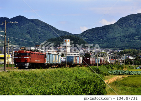 2001年鹿兒島本線ED761011集裝箱貨運列車 2001年鹿兒島本線ED761011集裝箱貨運列車 104387731