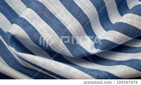 Background image of striped hemp fabric: detailed CG image 104387878