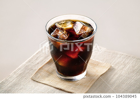 Cold ice coffee 104389045