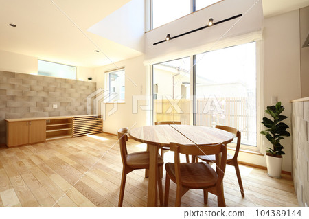 Stylish living dining kitchen image Stylish living dining kitchen image 104389144