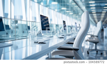 A modern and professional business office A modern and professional business office 104389772