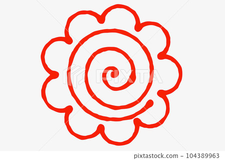 Flower circle 104389963
