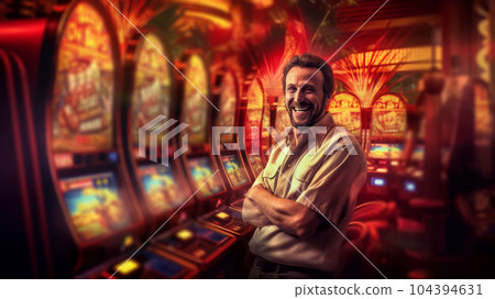 plays casino slots. Generative AI plays casino slots. Generative AI 104394631