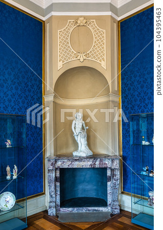 Interior of Castle Belvedere near Weimar Thuringia Germany is a elegant summer residence dating from 18th century. Interior of Castle Belvedere near Weimar Thuringia Germany is a elegant summer residence dating from 18th century. 104395463
