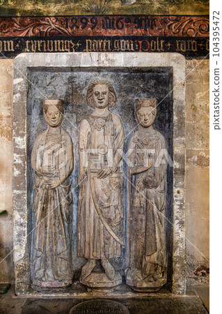 Interior of Erfurt Cathedral and Collegiate Church of St Mary, Erfurt, Germany. 104395472