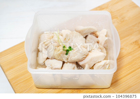 Steamed chicken breast lentil Steamed chicken breast lentil 104396875