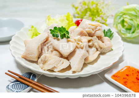 蒸雞胸肉扁豆 蒸雞胸肉扁豆 104396878