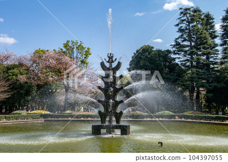 東京都世田谷區池尻世田谷公園噴泉廣場 104397055