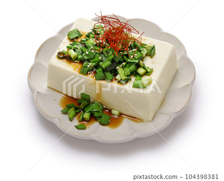 韭菜醬油凍豆腐 104398381