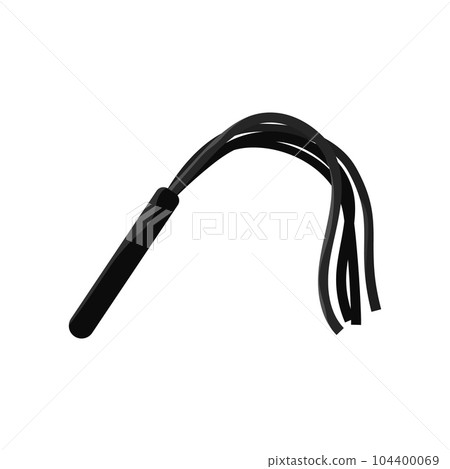Strike whip. Leather tail for chasing cattle and flogging with sadistic dominance 104400069