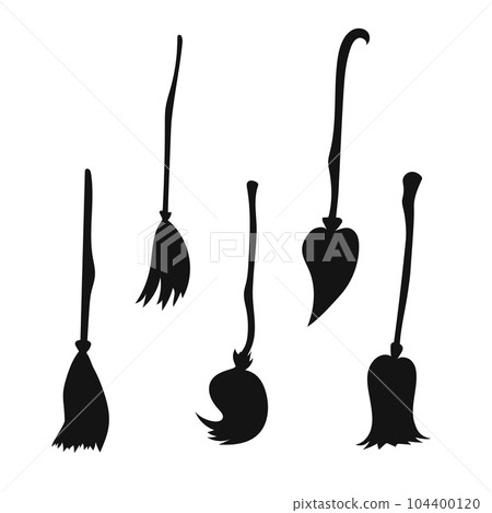 Magic broom set. Witch flying broomstick for witches 104400120