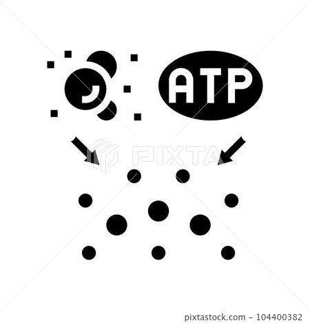 anabolism biochemistry glyph icon vector illustration 104400382