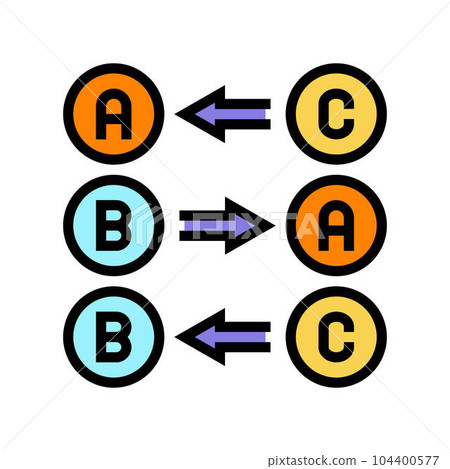 logic math science education color icon vector illustration logic math science education color icon vector illustration 104400577