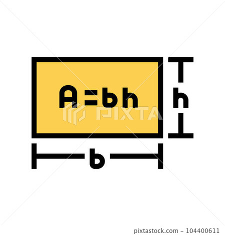 geometry education science color icon vector illustration 104400611