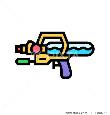 water toy child game play color icon vector illustration 104400735
