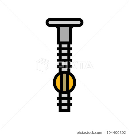 furniture bolt hardware fitting color icon vector illustration 104400802