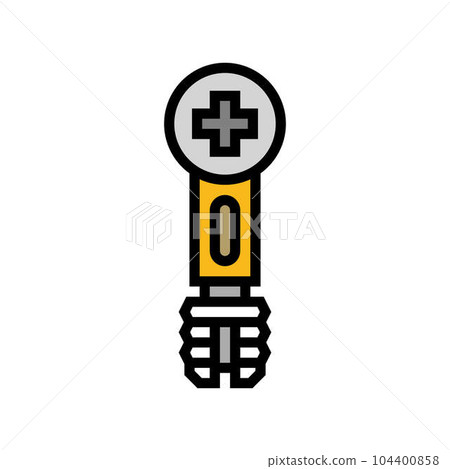 furniture connector hardware fitting color icon vector illustration furniture connector hardware fitting color icon vector illustration 104400858