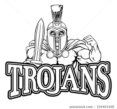 Spartan Trojan Sports Mascot 104401400