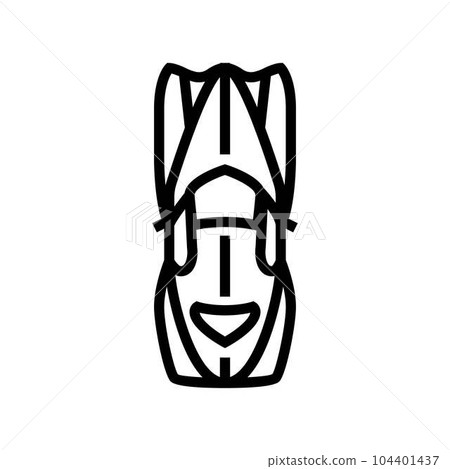 transportation car top view line icon vector illustration 104401437