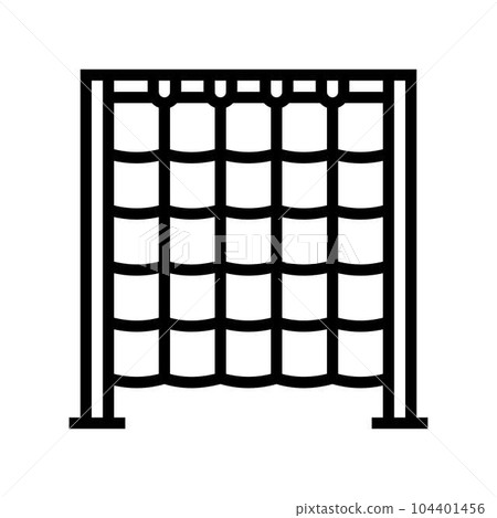 noodle climber park kid play line icon vector illustration 104401456