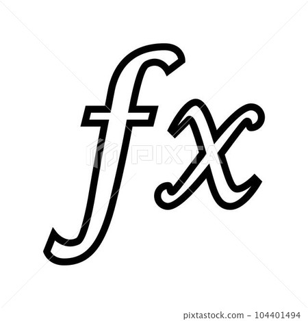 formula math science education line icon vector illustration 104401494