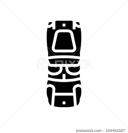 transport car top view glyph icon vector illustration transport car top view glyph icon vector illustration 104402087