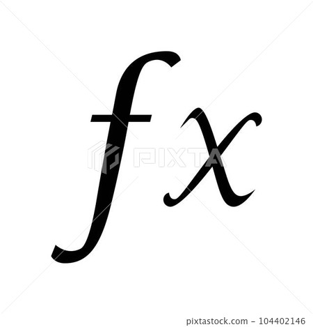 formula math science education glyph icon vector illustration 104402146
