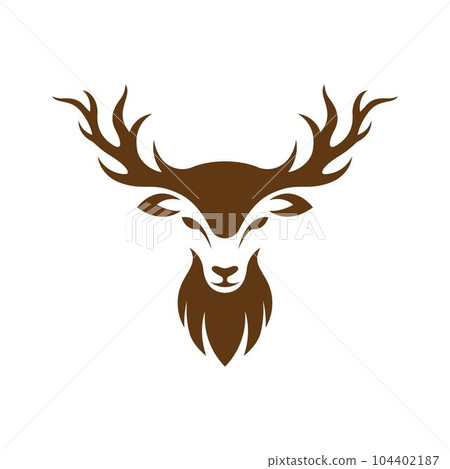 Deer logo images illustration 104402187