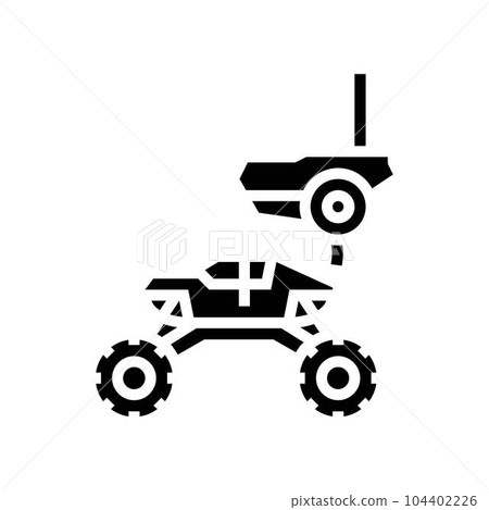 remote controlled toy child game play glyph icon vector illustration 104402226