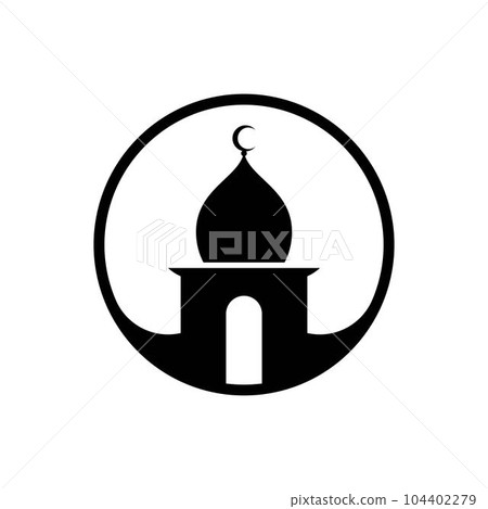 Mosque logo images illustration Mosque logo images illustration 104402279