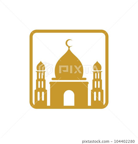 Mosque logo images illustration Mosque logo images illustration 104402280