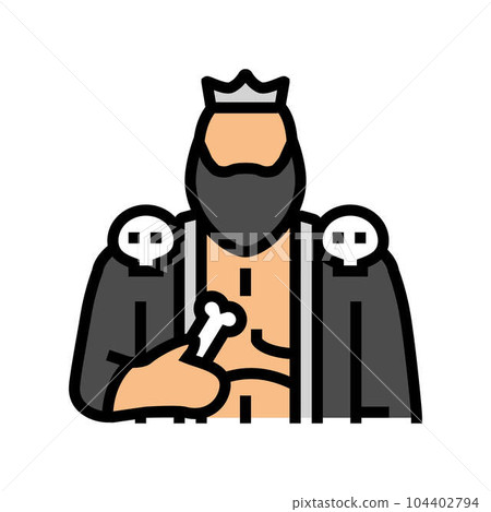 hades greek god mythology color icon vector illustration hades greek god mythology color icon vector illustration 104402794