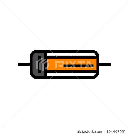 diode electronic component color icon vector illustration 104402961