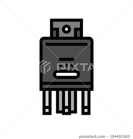 relay electronic component color icon vector illustration relay electronic component color icon vector illustration 104402983