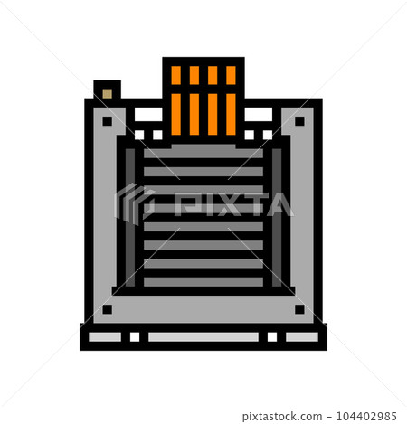 transformer electronic component color icon vector illustration transformer electronic component color icon vector illustration 104402985